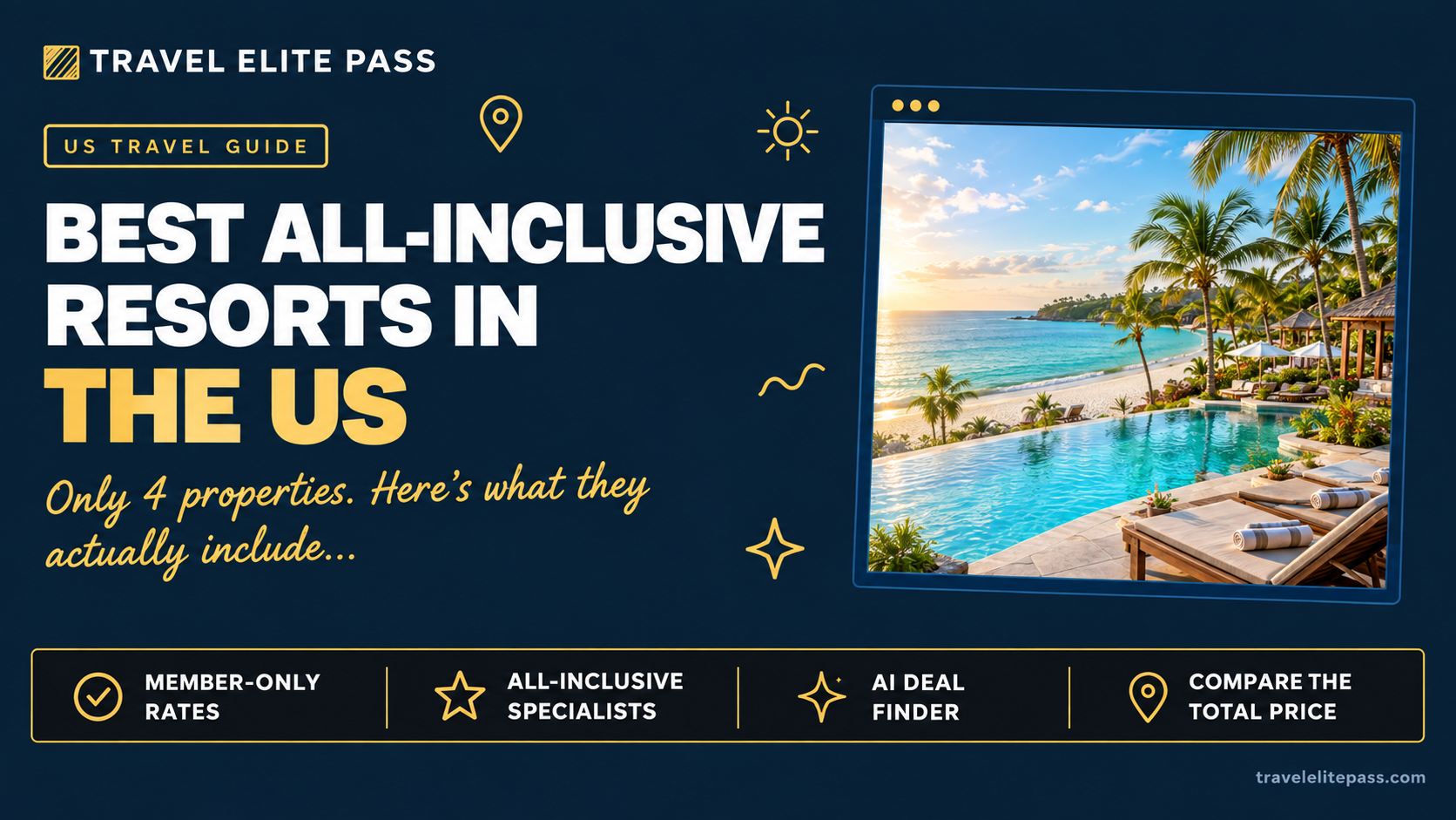 Best All-Inclusive Resorts in the US: Complete Guide by Destination and Budget