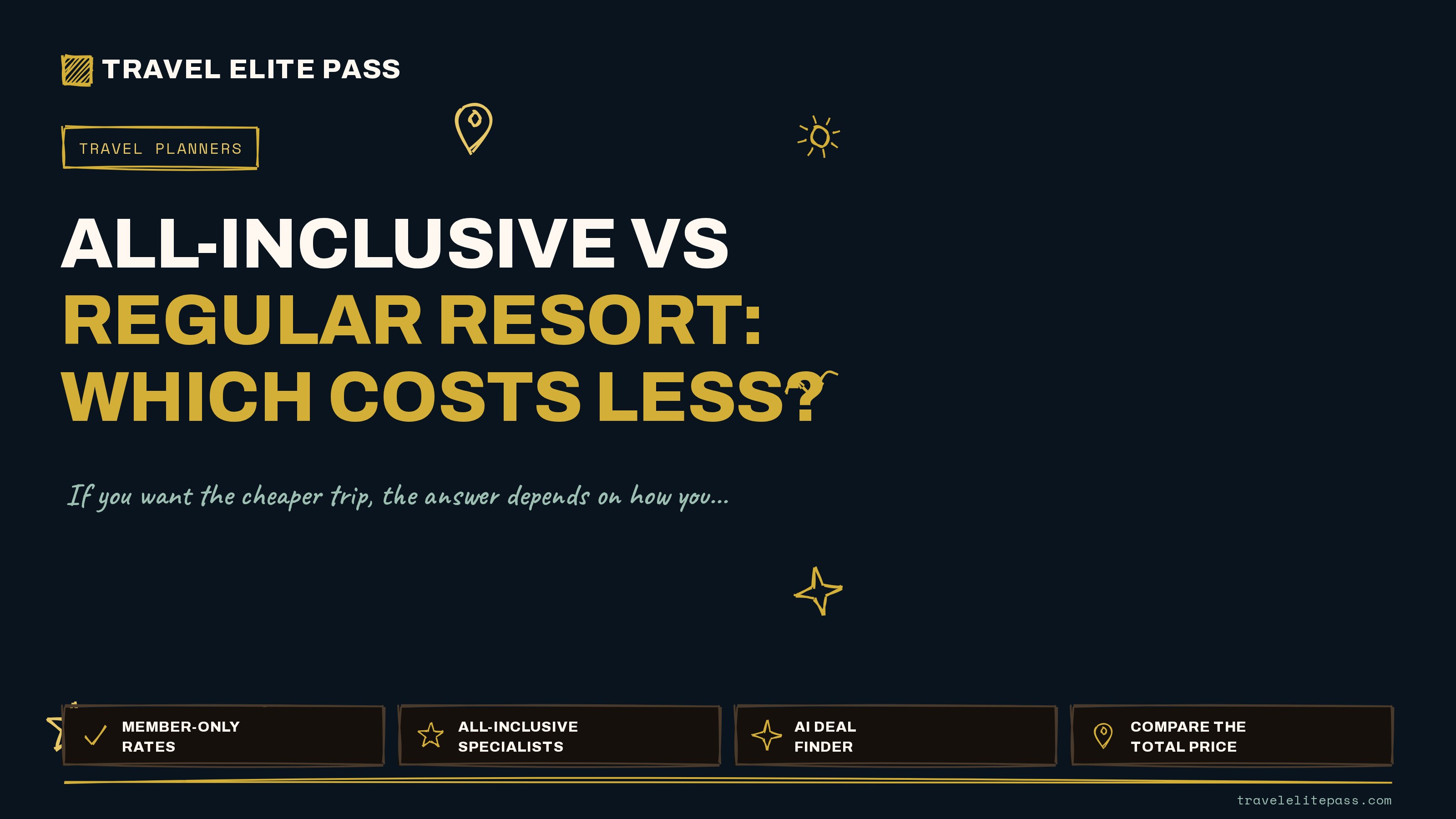 All-Inclusive vs Regular Resort: Which Costs Less?