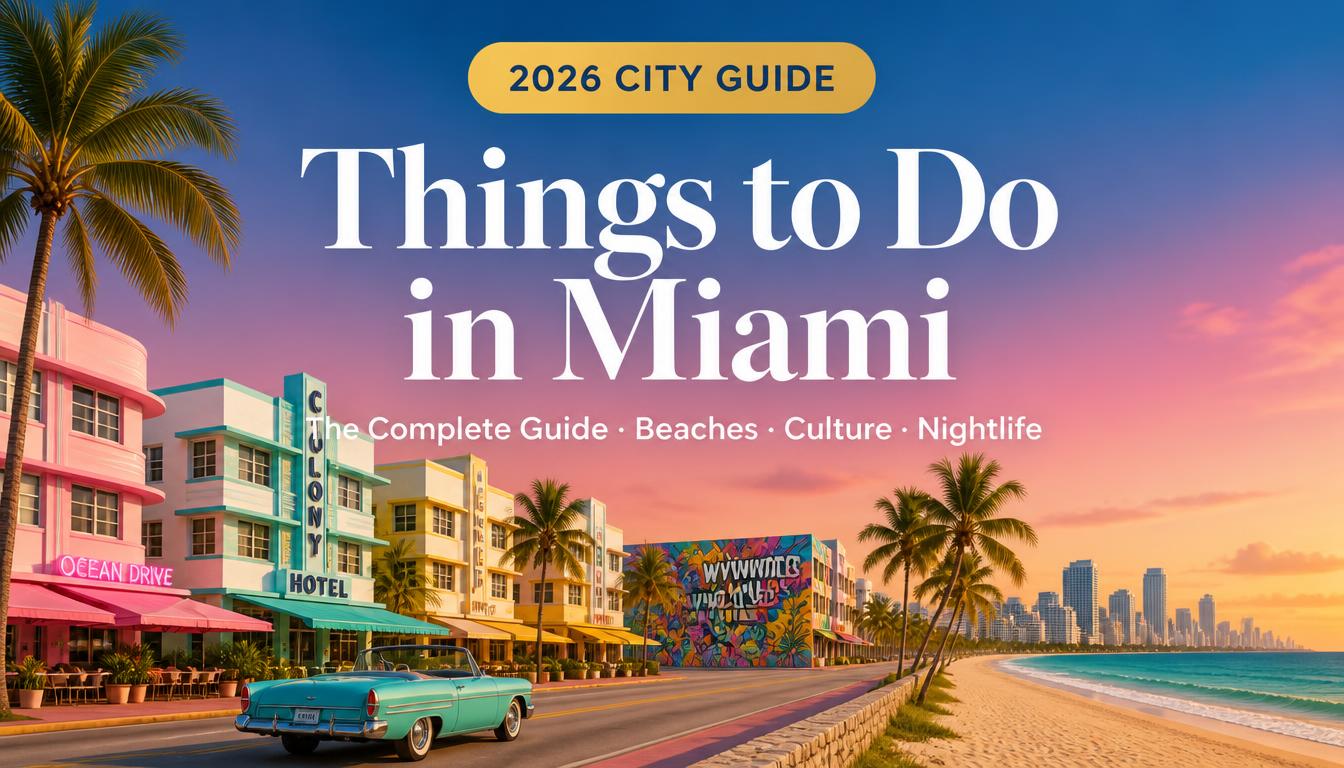Things to Do in Miami 2026 — The Complete Guide