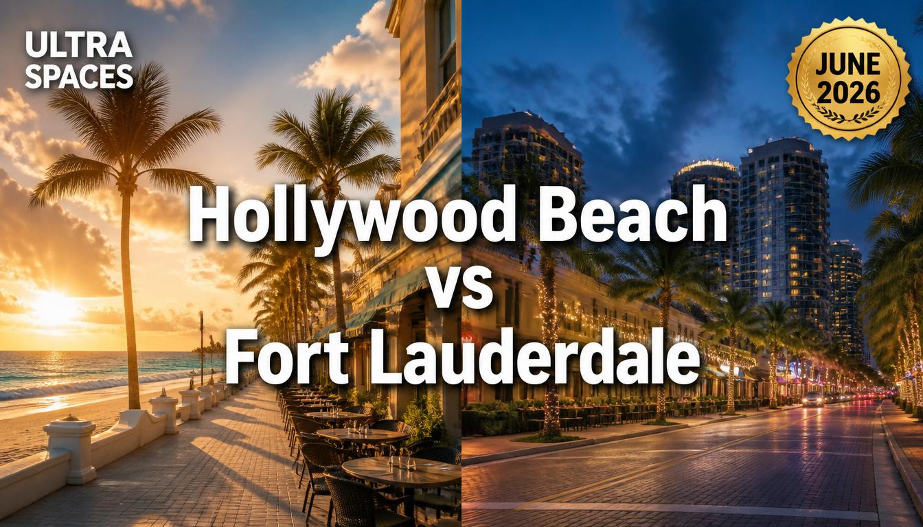Hollywood Beach vs Fort Lauderdale — Which Should You Visit in 2026?