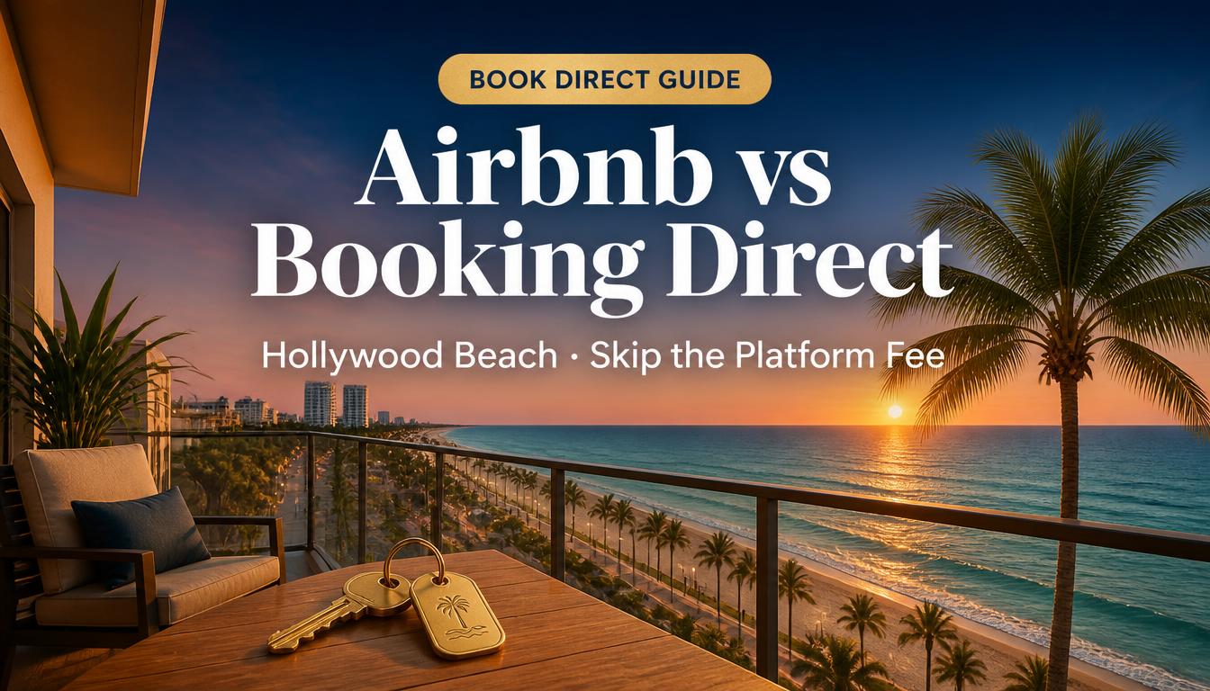 Airbnb & VRBO Listings in Hollywood Beach vs Booking Direct with Ultra Spaces