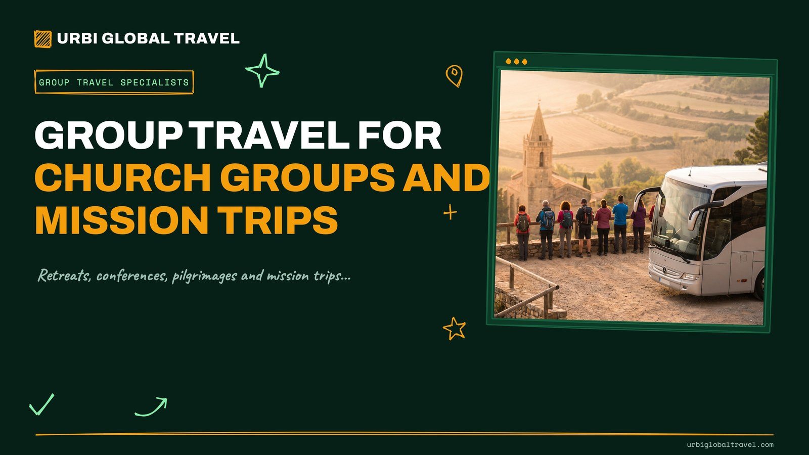 Group Travel for Church Groups and Mission Trips - cover