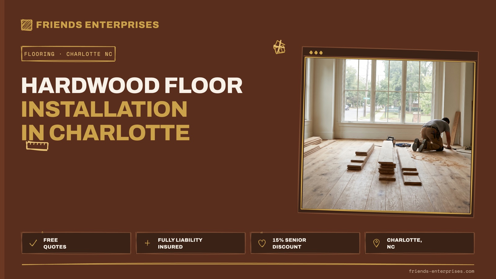 Hardwood Flooring Installation in Charlotte, NC