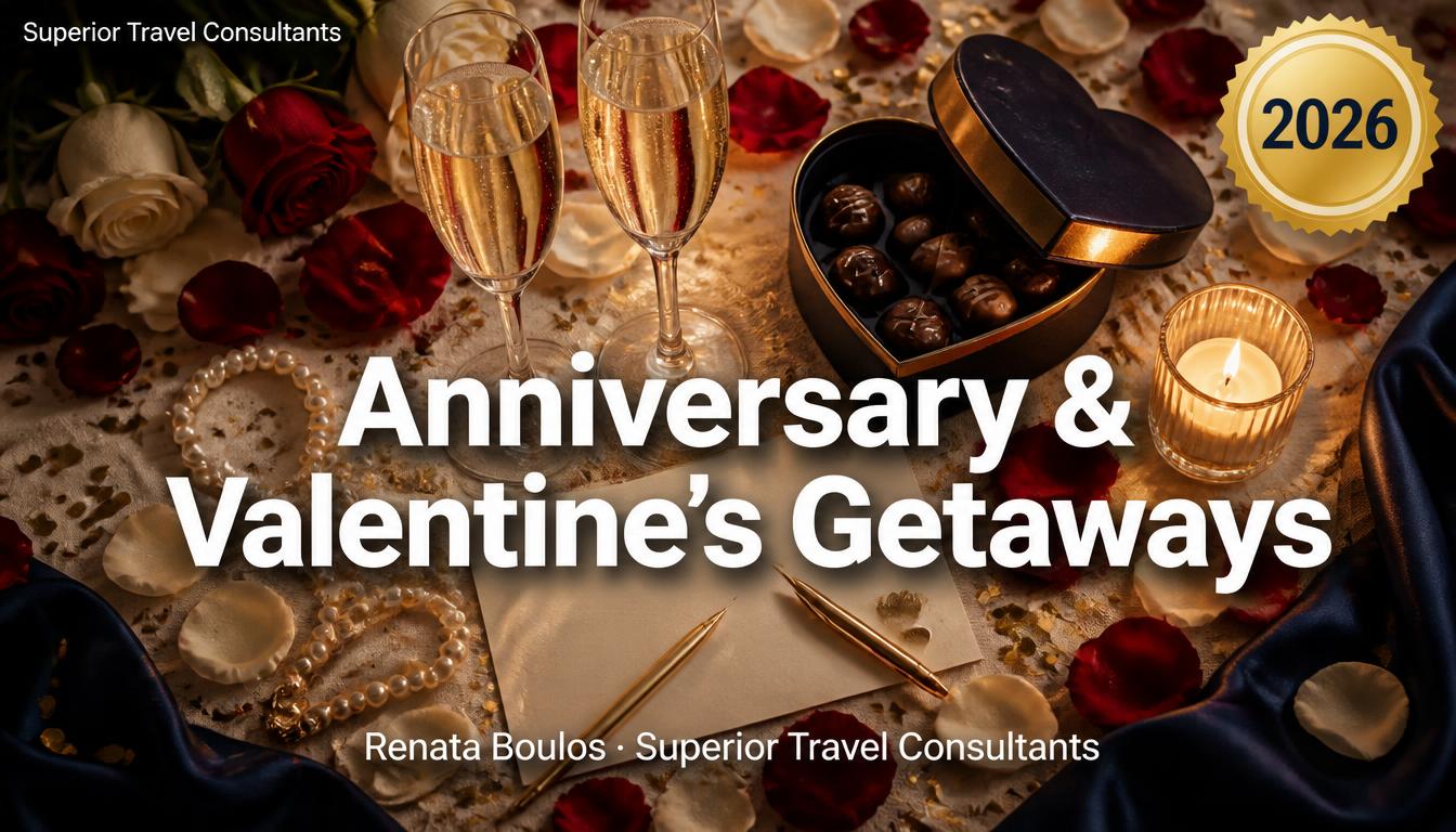Anniversary and Valentine's Getaway Packages