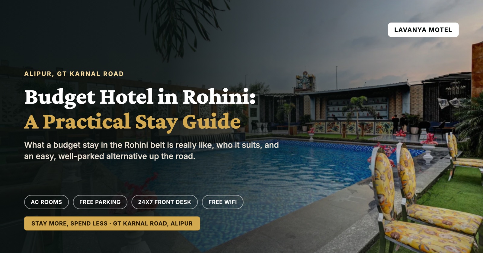 Budget Hotel in Rohini: A Practical Stay Guide