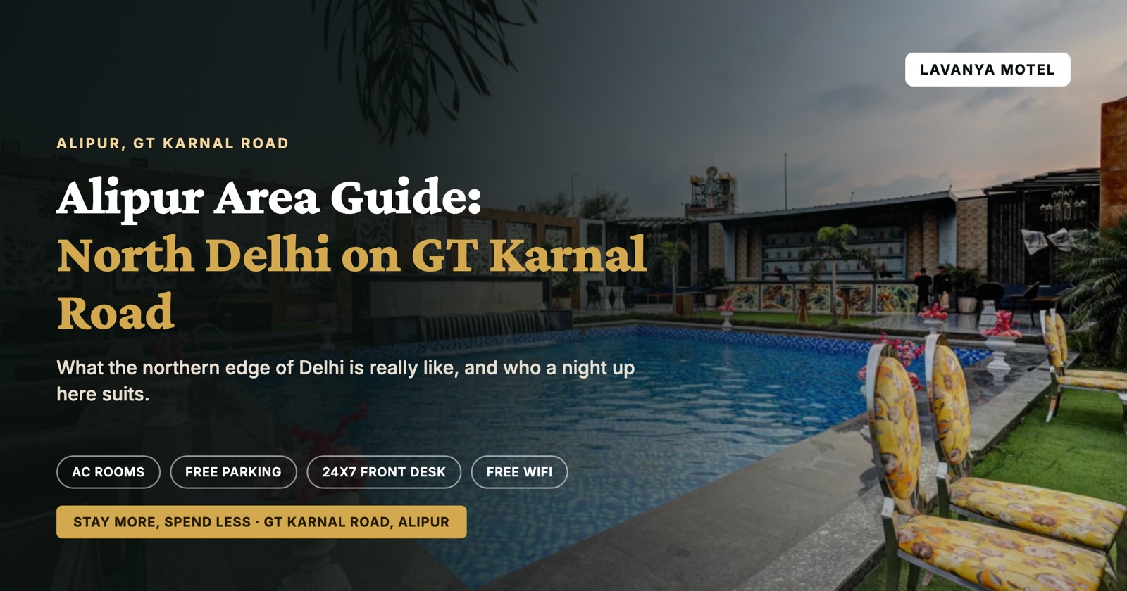 Alipur Area Guide: North Delhi on GT Karnal Road