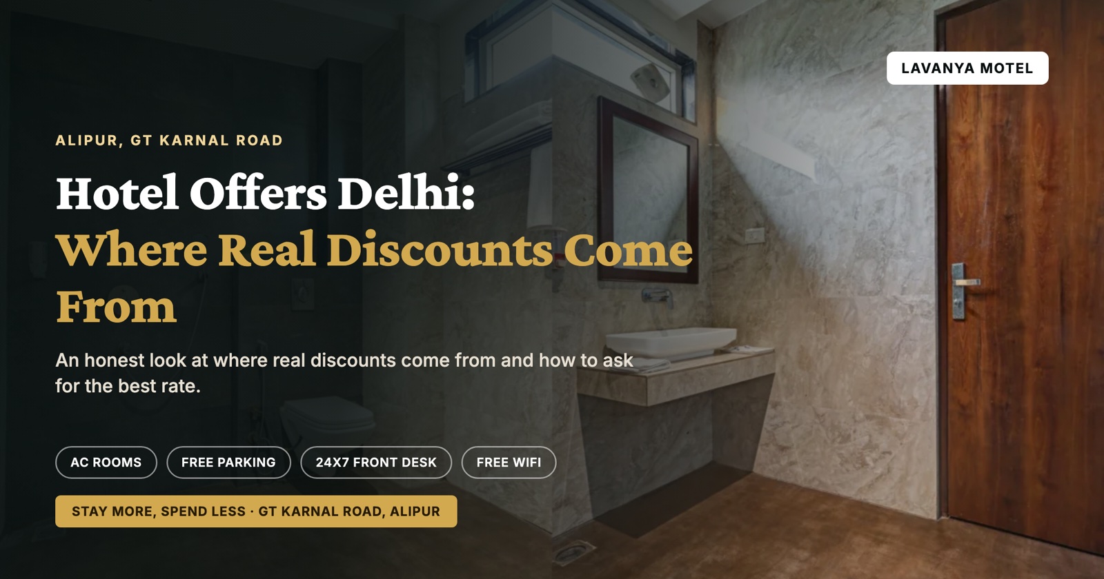 Hotel Offers Delhi: Where Real Discounts Come From