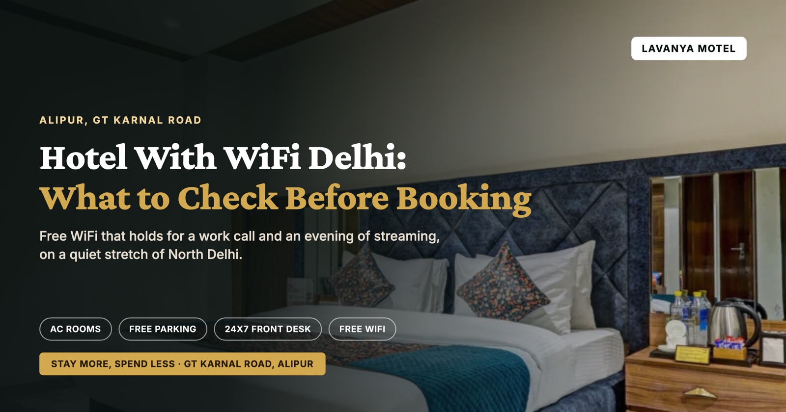 Hotel With WiFi Delhi: What to Check Before Booking