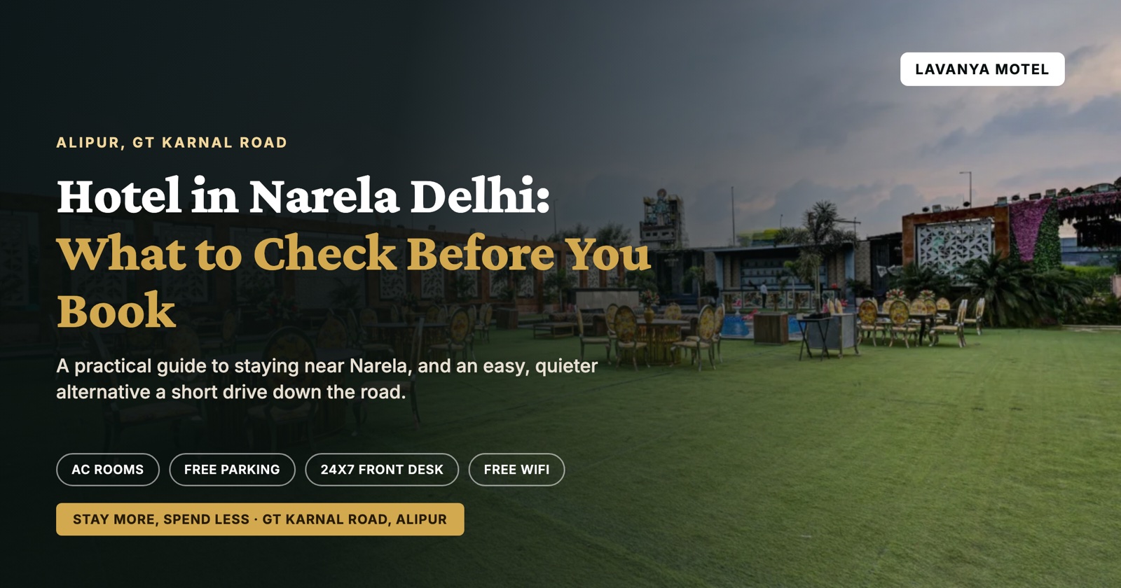 Hotel in Narela Delhi: What to Check Before You Book