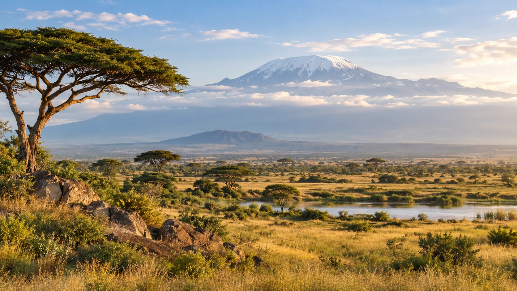 Editorial illustration for Tanzania travel planning