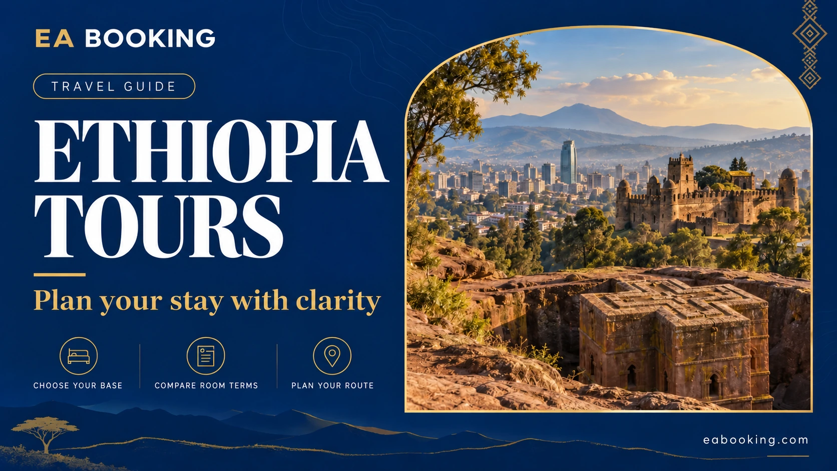 EA Booking guide cover: Ethiopia tours: Lalibela, Gondar and where to stay