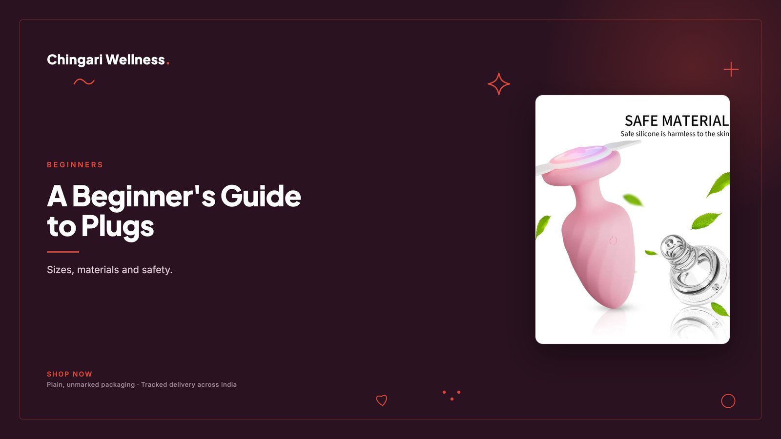 Butt Plug in India: Beginner's Guide to Sizes, Materials and Safety