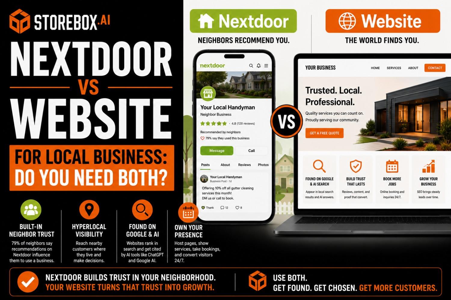 Nextdoor vs Website for Local Business: Do You Need Both?