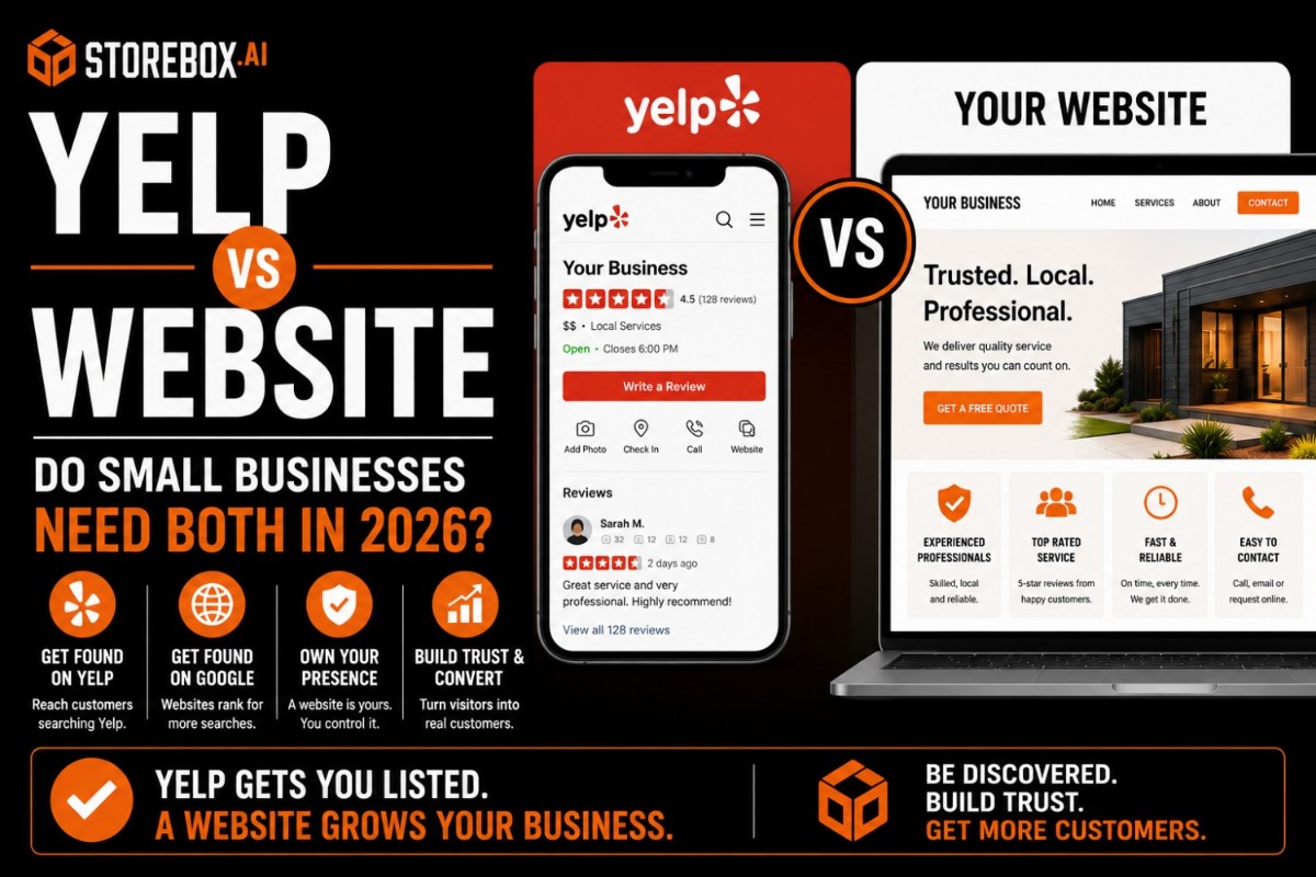 Yelp vs Website: Do Small Businesses Need Both in 2026?