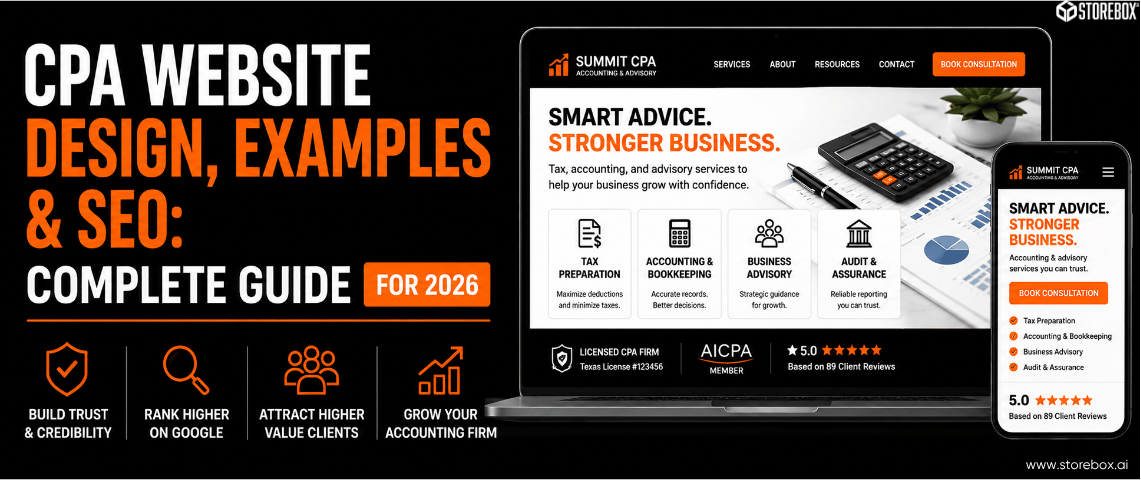 CPA Website Design, Examples & SEO: Complete Guide for 2026