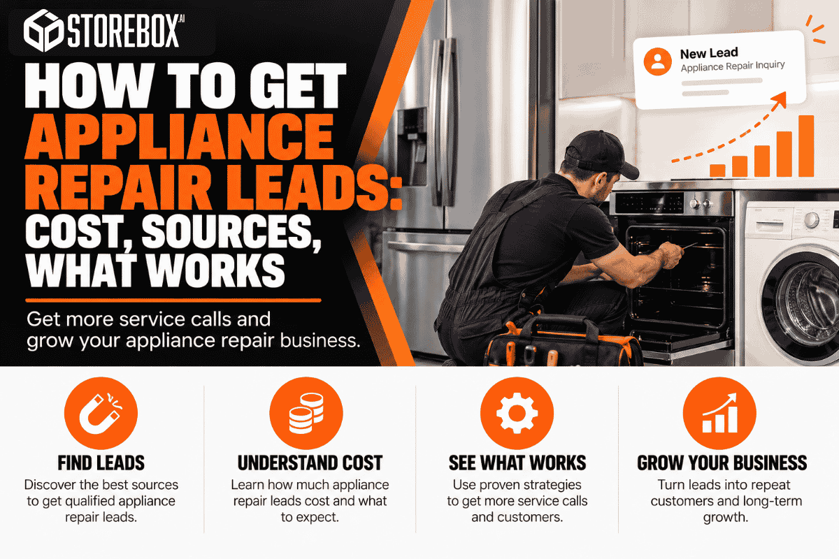 How to Get Appliance Repair Leads: Cost, Sources, What Works