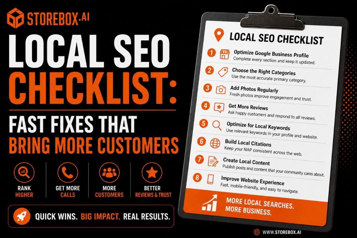 Local SEO Checklist: Fast Fixes That Bring More Customers