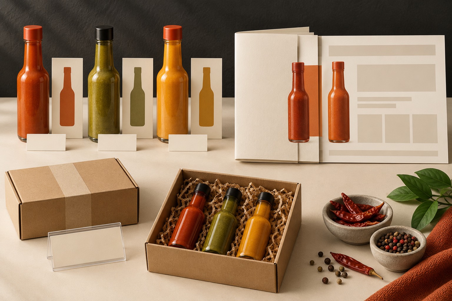 Hot Sauce Wholesale Website Pages And Retail Buyer Packets