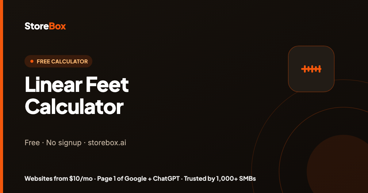 Free Linear Feet Calculator: Lumber, Decking & Fence